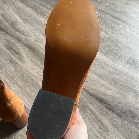 (SOLD) Frame Le Rue Bootie in Caramel - Picture 12 of 14